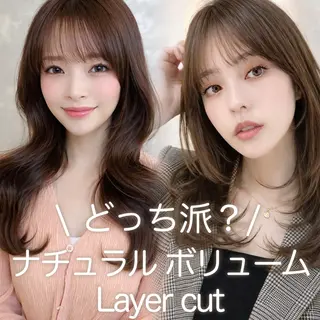 セミロング カラー ブリーチ縮毛矯正飛我 韓国ヘア🫧のヘアスタイル