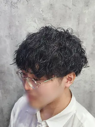 パーマ 🇰🇷ダウンパーマ 毛流れヘア🪽藤原のヘアスタイル