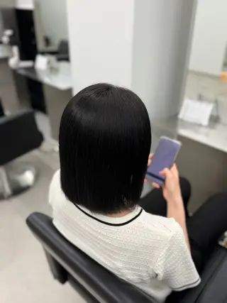 カラー Lapis 福岡大名 AIのヘアスタイル