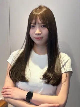 ロング カラー ナチュラル大人っぽい スタイル MAORIのヘアスタイル