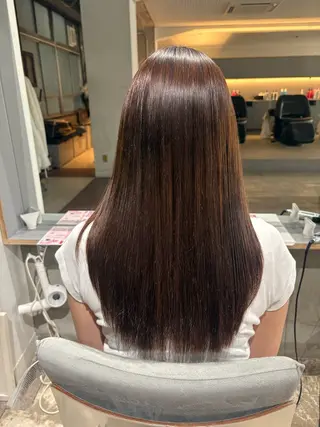 ロング 玉置七海✨ ／透明感／髪質改善のヘアスタイル