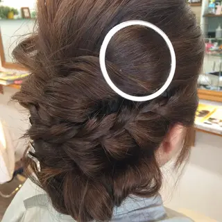 ミディアム セミロング ロング カラー ヘアアレンジ 瀬田 幸代のヘアスタイル