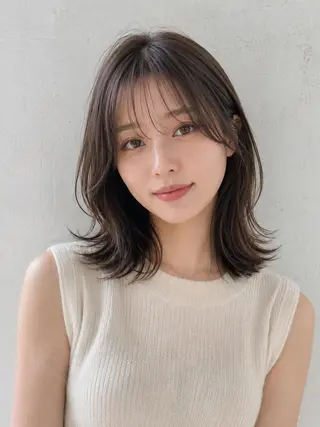 ミディアム カラー 髪質改善✨LUXBE GALLERYのヘアスタイル
