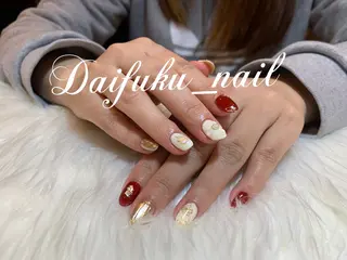 ロング Daifuku nailsのネイルデザイン