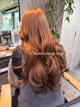 ロング カラー ヘアアレンジ iona/ハイトーン /ネイルのネイルデザイン