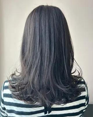 ロング カラー hubhair レイヤー/透明感のヘアスタイル