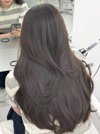 ロング カラー 韓国ヘア　紗希 🦋のヘアスタイル