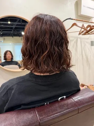 カラー パーマ THE CORNER / NOZOMIのヘアスタイル