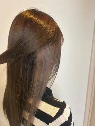 ロング 田中 希のヘアスタイル