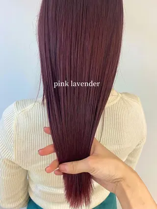セミロング カラー 渋谷  中性ヘア あかりのヘアスタイル