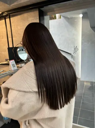 ロング カラー ボブ×レイヤーカット 透明感カラー/Fuuのヘアスタイル