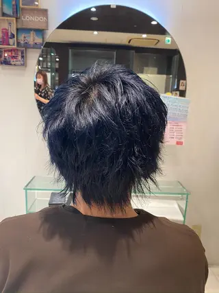 ショート カラー 髪質改善・縮毛矯正 白根凌二のヘアスタイル