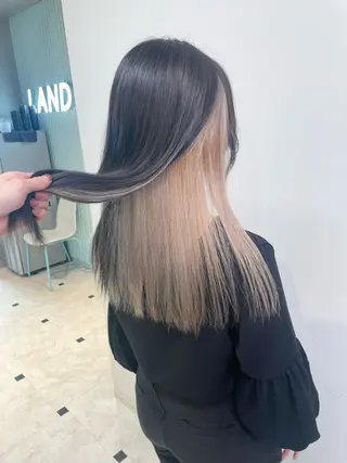 セミロング ケアブリーチ🌟 ♢WATARU♢のヘアスタイル