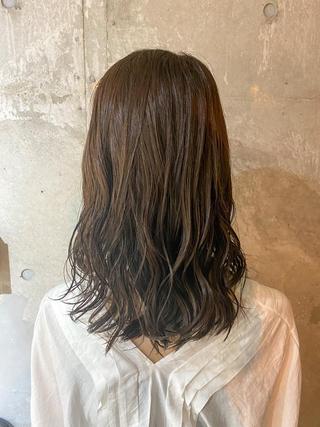 セミロング カラー 【代表】笹沼 涼平のヘアスタイル