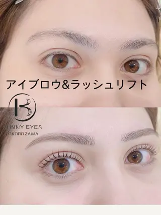 アイブロウ Bunnyeyes TOKOROZAWAのマツエク・マツパデザイン
