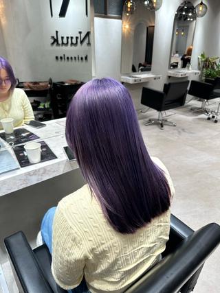 カラー 立川ハイトーン✩⡱ きっか🍀*゜のヘアスタイル