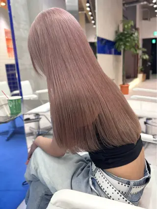 ロング カラー 似合わせ×ハイトーン ブリーチカラー/大雅のヘアスタイル