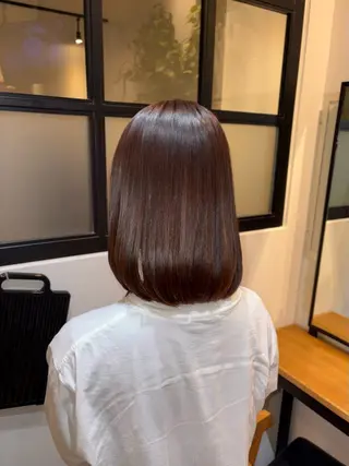 ミディアム カラー 🪽MiYU🪽 艶カラー⁎⁺˳✧のヘアスタイル
