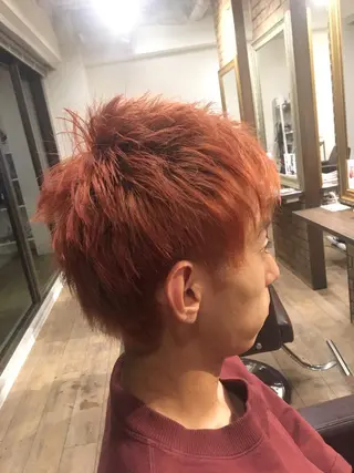 ショート カラー メンズ 美髪・艶髪特化美容師 RYOJIのヘアスタイル