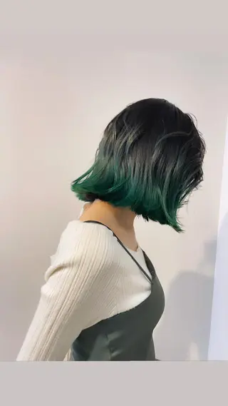 ミディアム カラー HIBIKI/原宿 ハッシュカット🪄のヘアスタイル