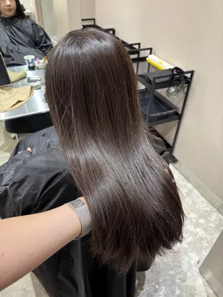ロング コトネ🫧 韓国風レイヤーカットのヘアスタイル