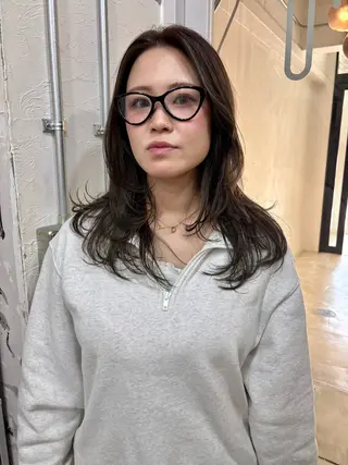 ロング 大西 柚羽のヘアスタイル