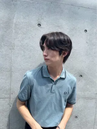 パーマ メンズ keany錦糸町 ハセベユウのヘアスタイル