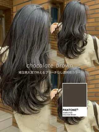カラー 大宮レイヤーカット ハッシュ　柏崎颯刀のヘアスタイル