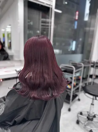 ロング カラー ヘアアレンジ 透け上品ハイトーン 職人ゆうと🤍のヘアスタイル