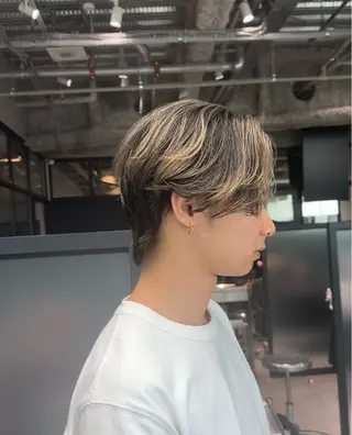 メンズ 奈良奎汰 メンズカットのヘアスタイル