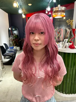 ロング カラー 梅田デザインカラー 🌈🏆ヒノキのヘアスタイル