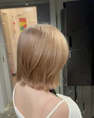 ショート 渋谷ケアブリーチ ❤️🔥徳田空悟のヘアスタイル