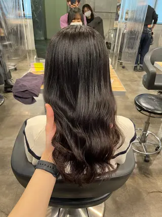 セミロング カラー ベージュカラー💖 やすひろのヘアスタイル