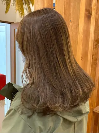 ミディアム カラー 馬場 涼平のヘアスタイル