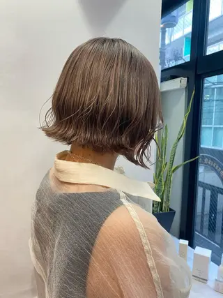 ロング カラー パーマ ヘアアレンジ メンズ キッズ アイブロウ MOE /Zina横浜2ndのヘアスタイル