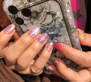 ネイル パラあり！フィルイン 美フォルムのネイルデザイン