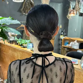 ミディアム 渡部 喜子のヘアスタイル