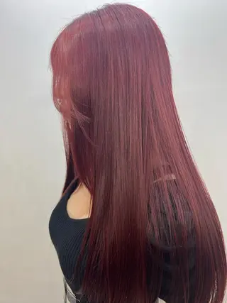 ロング カラー 🎀暖色カラー🤍 レイヤーカット🎀のヘアスタイル