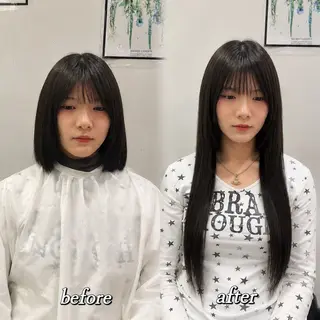 ロング カラー 🦋REISA🦋 エクステ×ハイトーンのヘアスタイル
