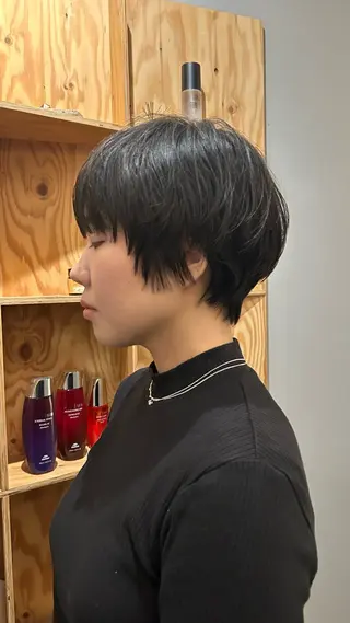 ショート ブラウンカラー 🦔🪷なりたりみのヘアスタイル