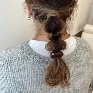 ロング 透明感カラー 🩶🩵🩷AIRIのヘアスタイル