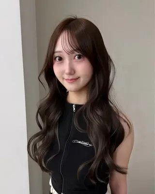 ロング 似合わせカット/月 【るな】COAのヘアスタイル