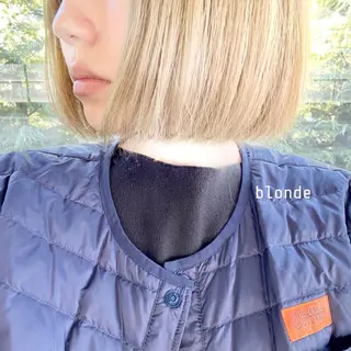 ショート カラー ♥️ブリーチ/ボブ/ レイヤー♥️maiのヘアスタイル