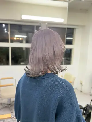 ミディアム カラー パーマ ヘアアレンジ パーマ/レイヤー エクステ/kokiのヘアスタイル