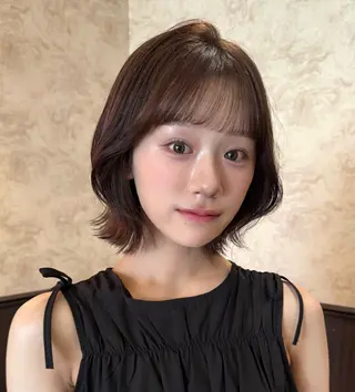 ショート ボブ/透明感カラー /艶髪/しなる🌷のヘアスタイル