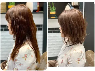 ミディアム カラー topstylist 満足度⭐️堀川星哉のヘアスタイル