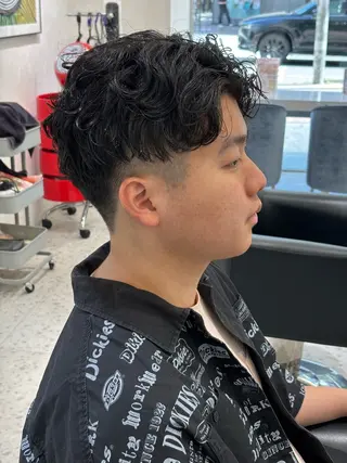 ショート パーマ メンズ 山田 ひかりのヘアスタイル