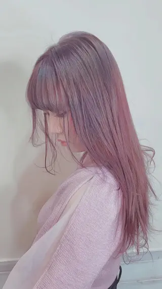 ロング カラー ヘアアレンジ アイラッシュ/美容室 個室/瀬戸 一菜のヘアスタイル