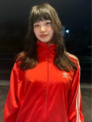 ミディアム 藤原 直希のヘアスタイル