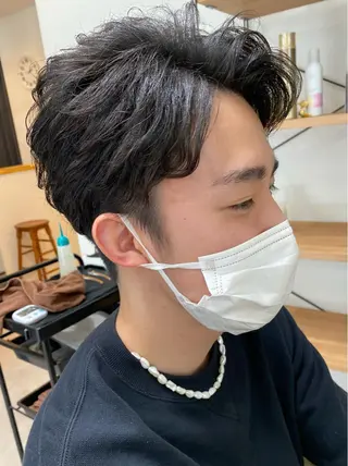 ショート パーマ メンズ 似合う髪型見つけます AYAKAのヘアスタイル